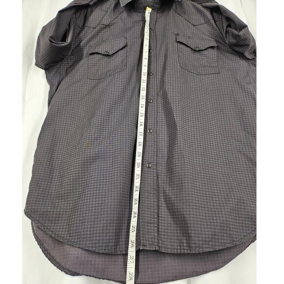 ELY CATTLEMAN MEN'S LONG SLEEVE SHIRT - SIZE LARGE - GRAY - Picture 7 of 15